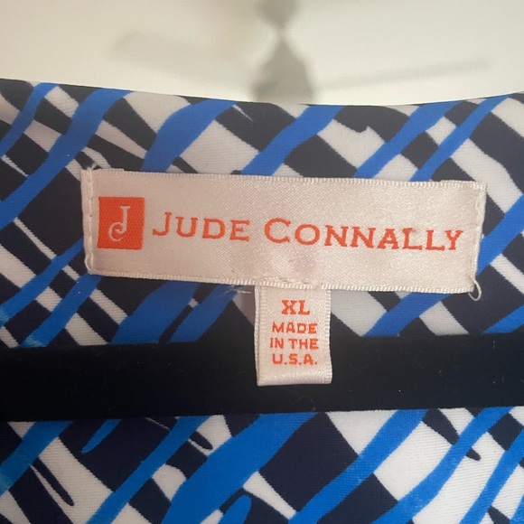 Jude Connaly Shift Dress-signature Jude Cloth fabric. EasyCare, EasyWear fabric. - Picture 2 of 5